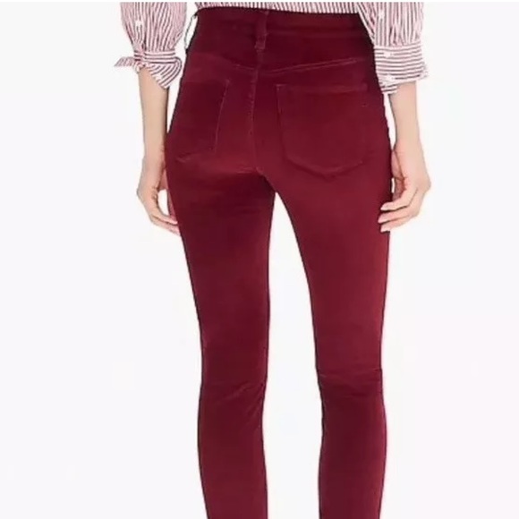 𝐉.𝐂𝐑𝐄𝐖 Velvet Skinny Jeans - Picture 5 of 9